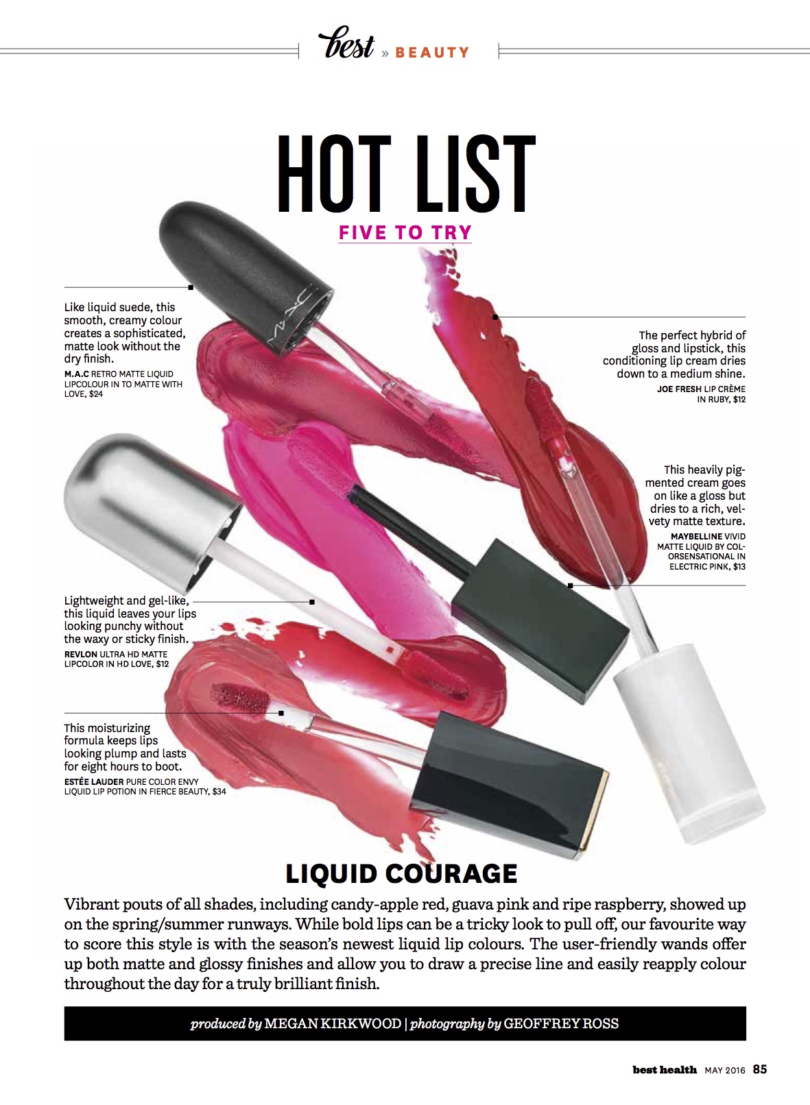 Best Health UPfront Beauty May 2016