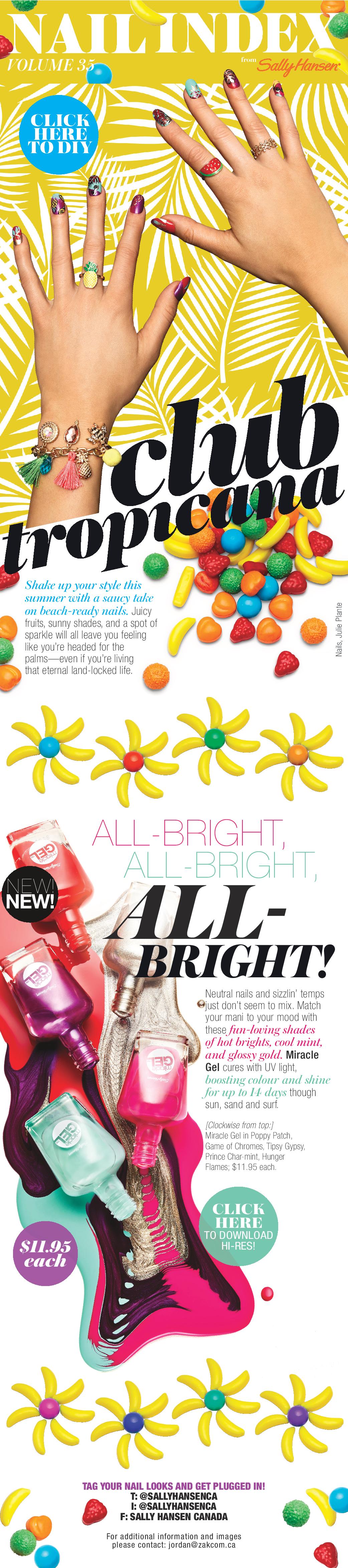 Sally Hansen Nail Index Summer Vol 35