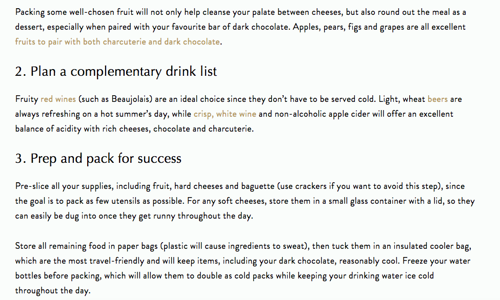 How to Pack the Perfect Picnic 3